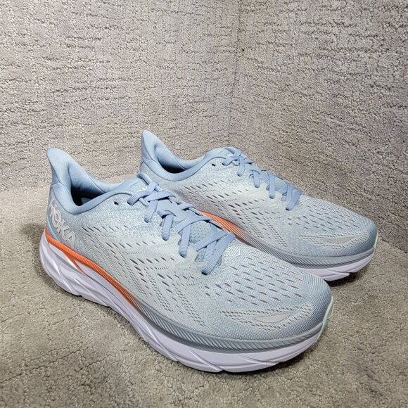 Hoka One One Clifton 8 Women's Size US 10.5B Blue Fog Athletic Running Sneakers. - Picture 9 of 14